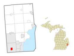 Location within Macomb County