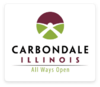 Official logo of Carbondale, Illinois