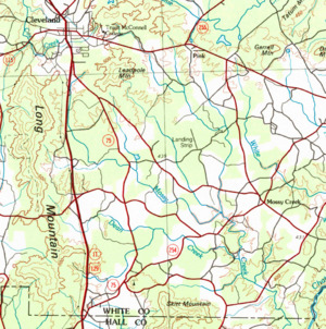 HUC 031300010302 topographic mapf