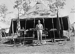 Ken Walker at his headquarters