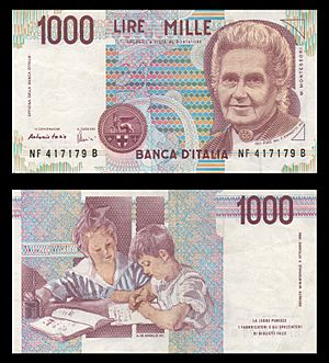 Lire 1000 (Maria Montessori)