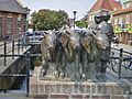 Nijkerk Handelende boeren met koeien 93