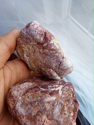 Red-coloured chert