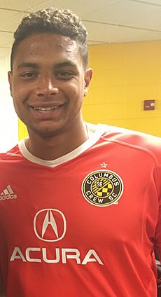 Steffen Zack Columbus Crew SC Meet the Team 2017 (cropped)