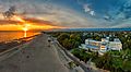 Sunset in Pärnu beach (1)