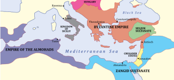 The Byzantine Empire, c.1180