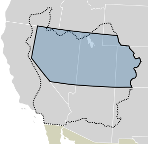 Utah Territory with Deseret Border, vector image - 2011