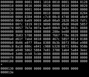 Wikipedia favicon hexdump