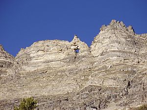 2014-09-24 08 25 12 View of Lizzie's Window from Lizzie's Basin in the East Humboldt Range, Nevada