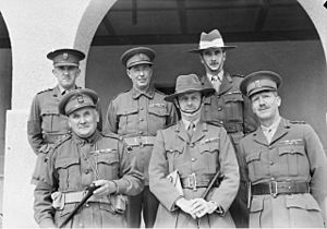 6th Division Staff 1940 AWM019443