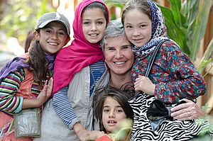 Afghan girls in September 2012