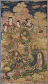 Anonymous - The Eight Hosts of Deva, Naga, and Yakshi - 1973.70.2 - Cleveland Museum of Artf