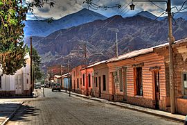 Calle de Tilcara, Jujuy, Argentina