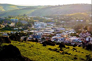 Panoramic view of Mbabane