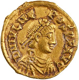 Gold Tremissis of Julius Nepos