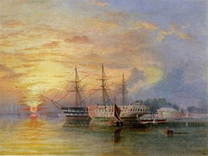 HMS St Georges and Arethusa-Edward Snell.jpg