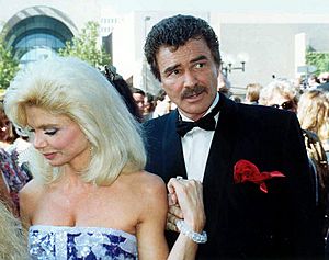 Loni Anderson and Burt Reynolds