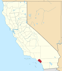 Location in the state of California