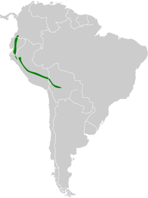 Myioborus melanocephalus map.svg