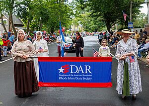 Rhode Island DAR at Gaspee Days parade