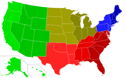 US 9 regions