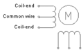 Unipolar-stepper-motor-windings