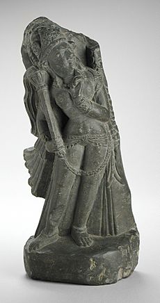 Vishnu's Personified Club LACMA M.87.62