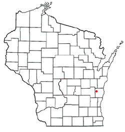 Location of Greenbush, Wisconsin