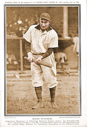 1905 Honus Wagner National Police Gazette