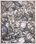 Arthur Szyk (1894-1951). The Nibelungen series, Ride of the Valkyries (1942), New York