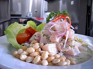 Cebiche de corvina