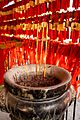 Cham Shan Temple burning incense