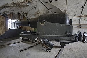 Coalhouse Fort reconstructed casemate