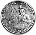 George Washington bicentennial quarter, reverse