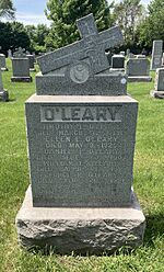 Grave of Charles Timothy O'Leary (1875–1941) at Mount Olivet Cemetery, Chicago