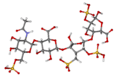 Heparin ball-and-stick