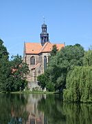 Hildesheim-Marienrode Klosterkirche Teich