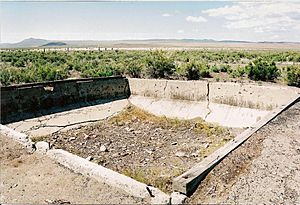 Empty foundation at Kelton