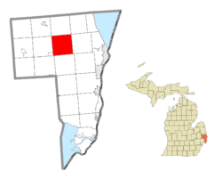 Location within St. Clair County