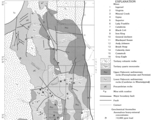 Kingston New Mexico geologic map