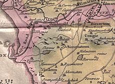 Map of Dundonald and Newfield