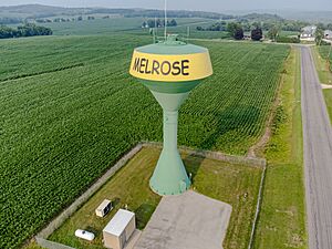 Melrose, Wisconsin water tower