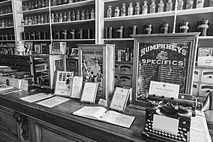 Niagara Apothecary shelves