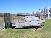 PLJohnson Fort Denison Concourse Gun1