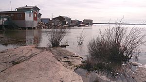 Behchokǫ̀ on Great Slave Lake