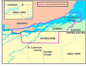 St. Regis Mohawk Tribe Territroy