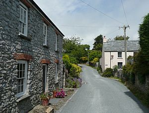 The village street (B4585), Manorbier - geograph.org.uk - 928809.jpg