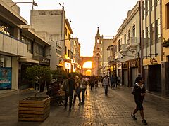 Atardecer en la Calle Mercaderes