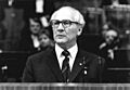 Bundesarchiv Bild 183-1987-1023-036, Berlin, 750-Jahr-Feier, Staatsakt, Rede Honecker