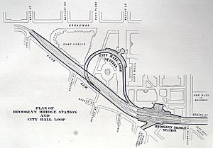 City Hall station plan